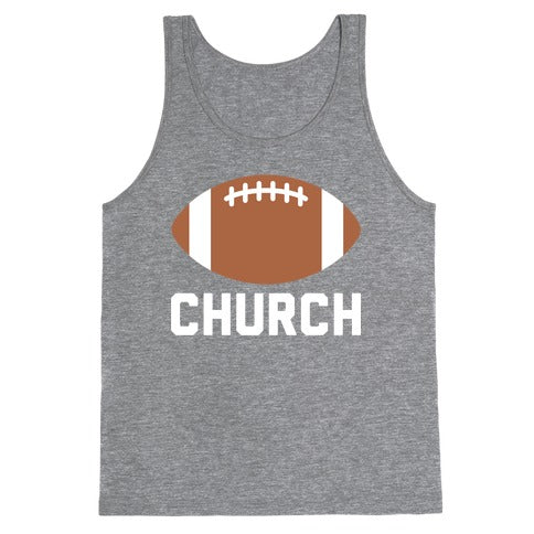 Football Church Tank Top